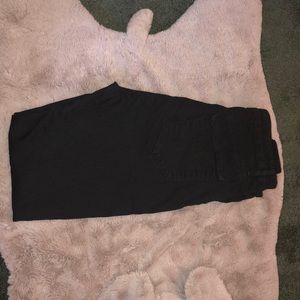 Black hi-rise refuge jeans